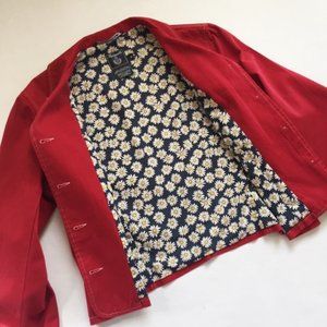 FACONNABLE cotton jacket, red, size medium